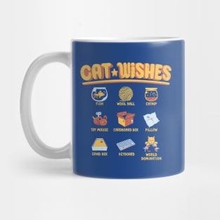 Cat Wishes Feline T-shirt Mug